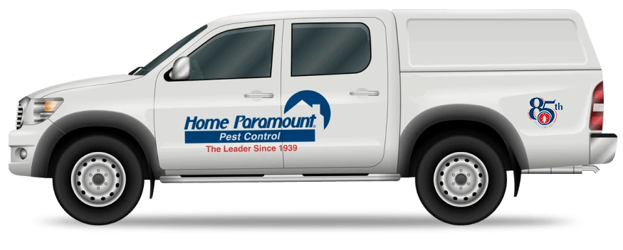 Home Paramount Pest Control service truck